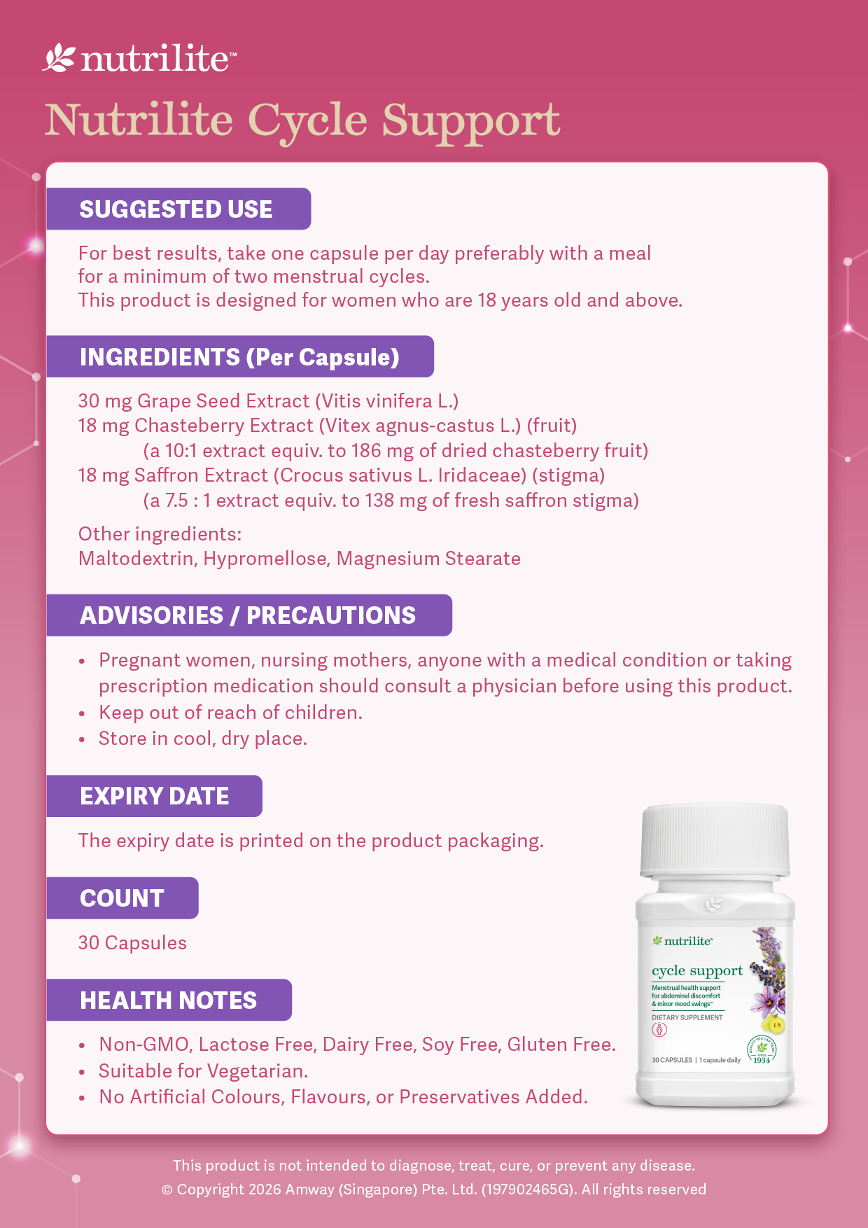 Nutrilite Cycle Support

